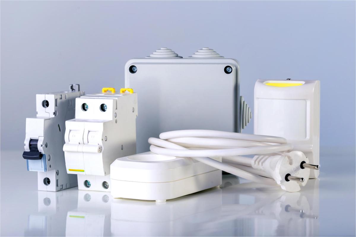 Stack of white products