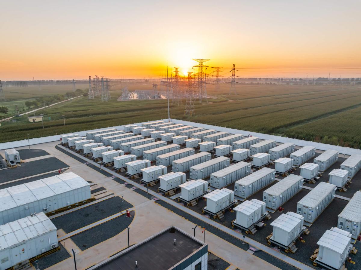renewable boxes in a field